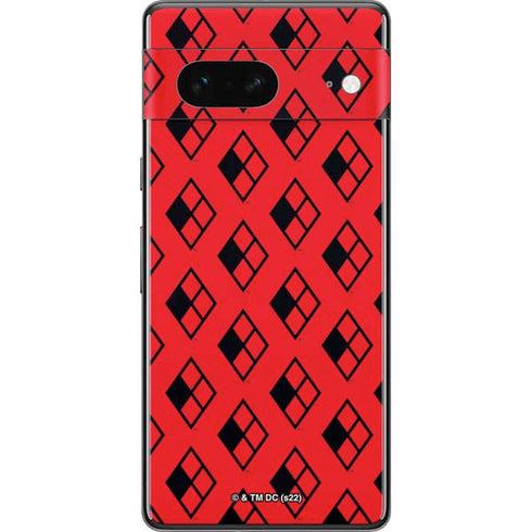 DC Comics Harley Quinn Logo Pattern Pixel Skins